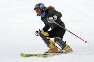 A skier