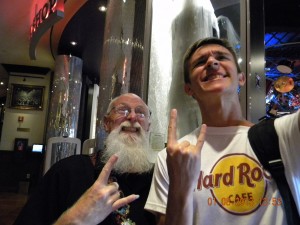 Hard Rock Cafe(Gleb and Old man)