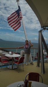 MeunderAmericanflag